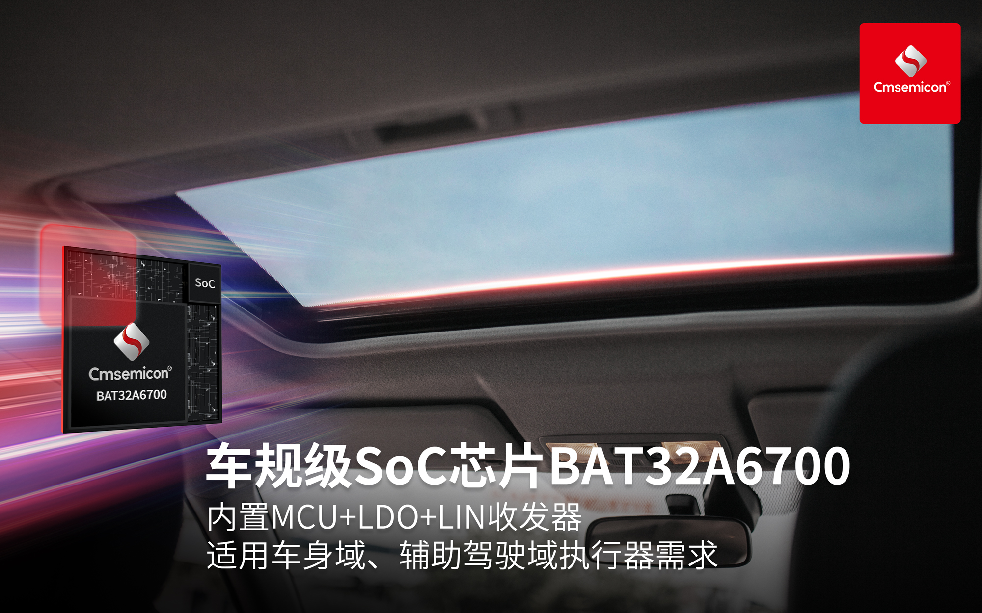 【新品发布】kaiyun体育全站扩展车规级SoC系列 BAT32A6700简化汽车执行器设计